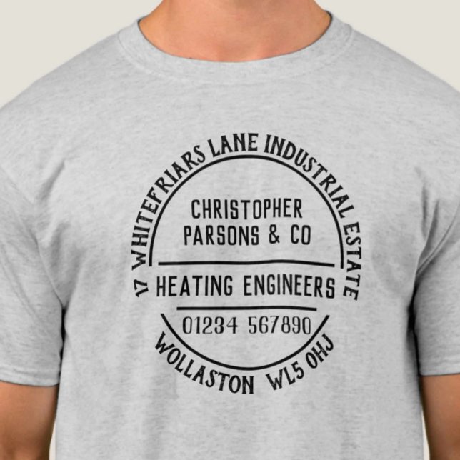 Camiseta de los ingenieros de fontanería y calefac (Subido por el creador)