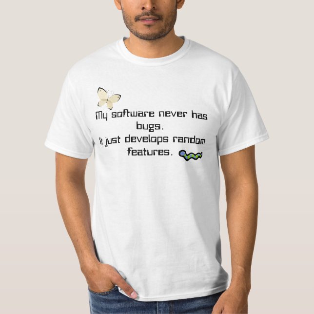 Camiseta de los insectos de software (Anverso)