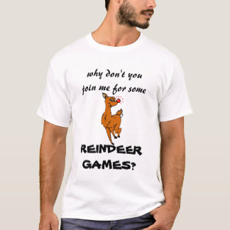 Camiseta de los juegos del reno