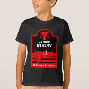 Camiseta De Los Jugadores De Rugby Junior