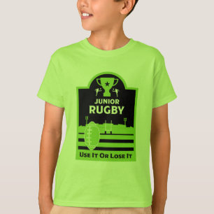 Camiseta De Los Jugadores De Rugby Junior