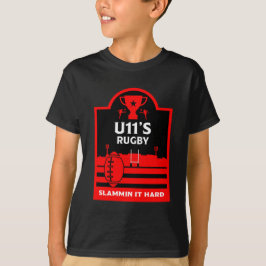 Camiseta De Los Jugadores De Rugby Junior U11