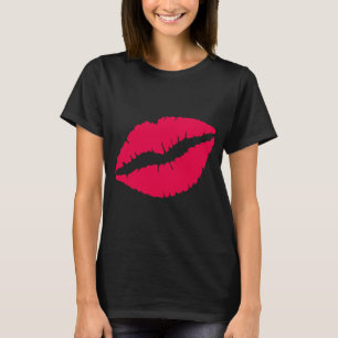 Camiseta de los labios del beso