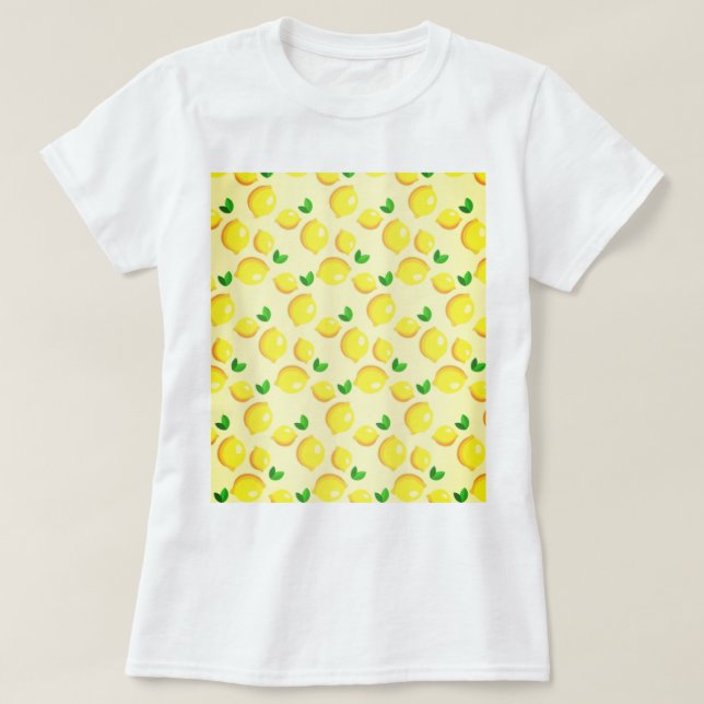 Camiseta de los Lemones Amarillos (Diseño del anverso)