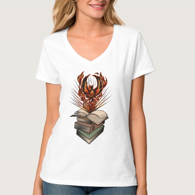 Camiseta De Los Libros (Anverso)