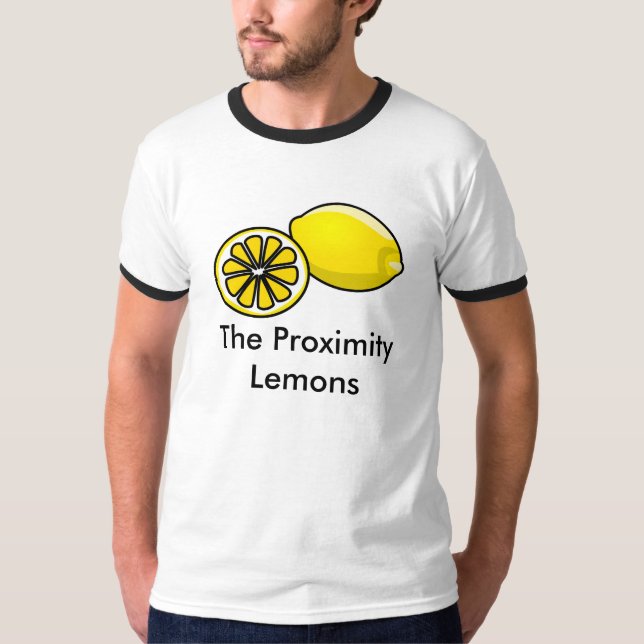 Camiseta de los limones de la proximidad (Anverso)