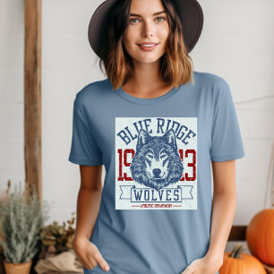 Camiseta de los Lobos de Ridge Azul