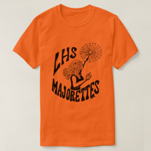 Camiseta de los Majorettes de la banda del lado