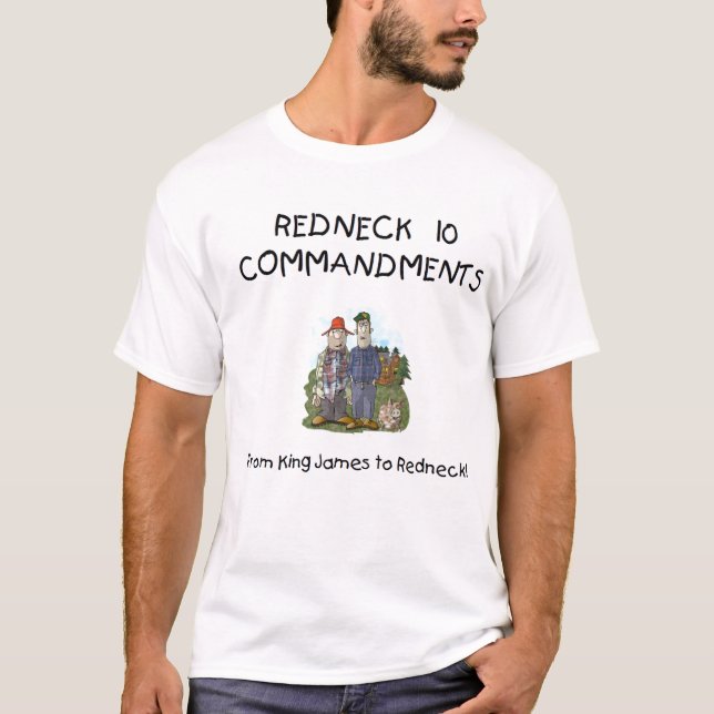 Camiseta de los mandamientos del campesino sureño (Anverso)
