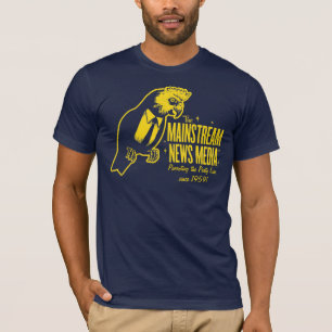 Camiseta de los medios de la corriente principal