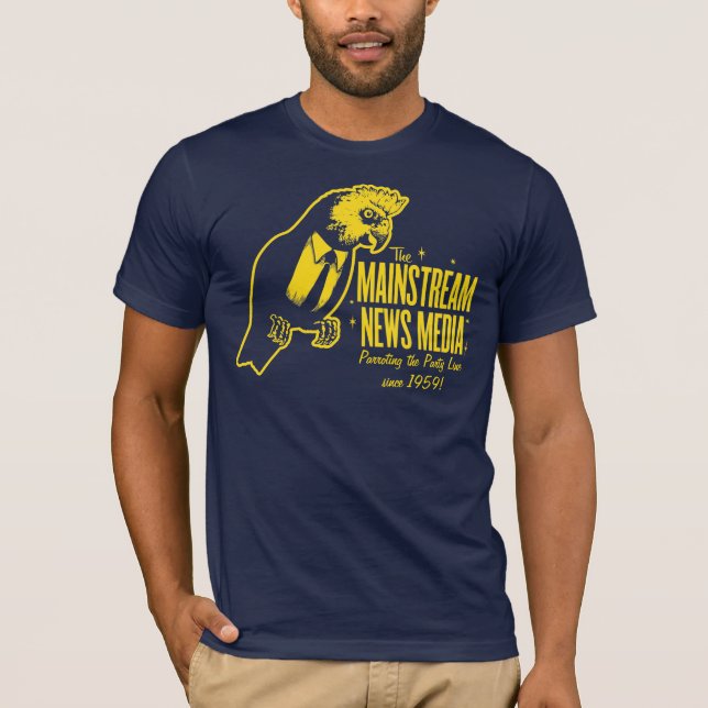 Camiseta de los medios de la corriente principal (Anverso)