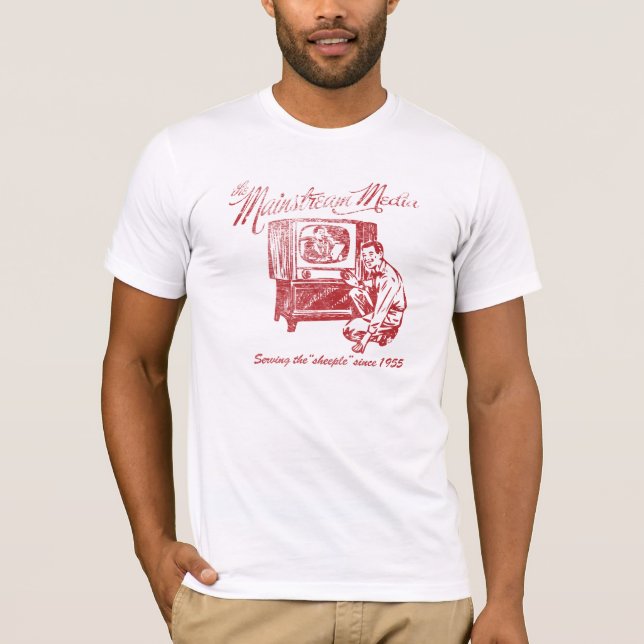 Camiseta de los medios de la corriente principal (Anverso)