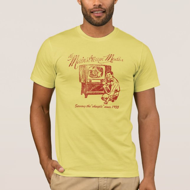 Camiseta de los medios de la corriente principal (Anverso)