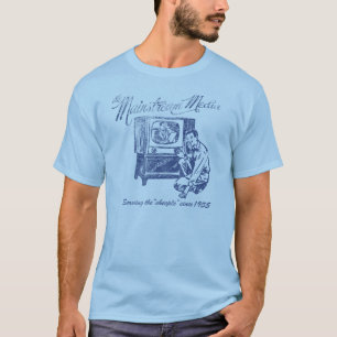 Camiseta de los medios de la corriente principal