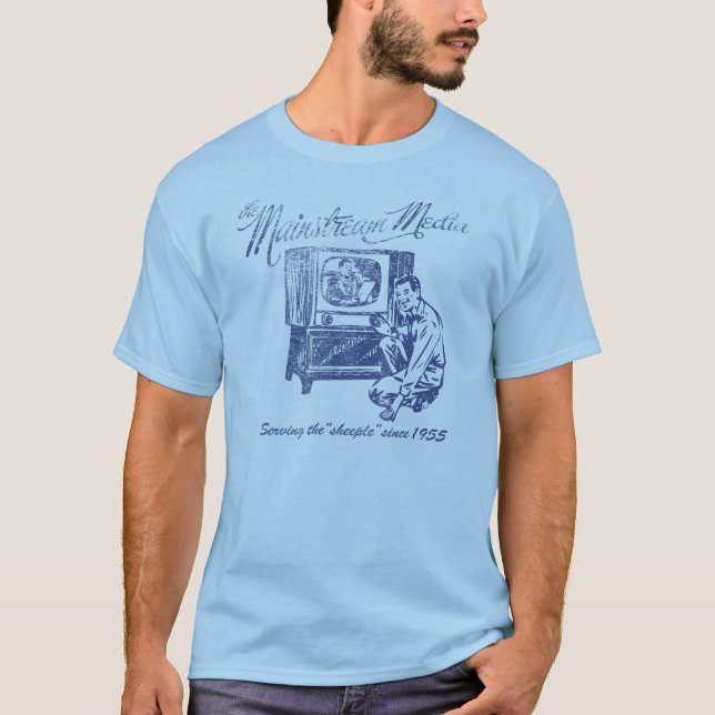 Camiseta de los medios de la corriente principal (Anverso)