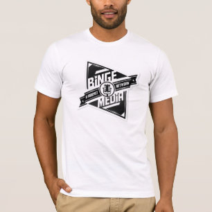 Camiseta de los medios del Binge