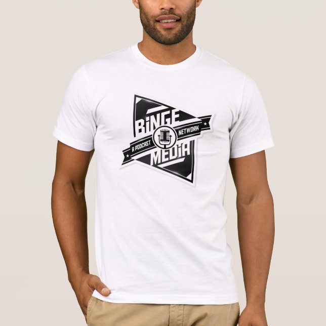 Camiseta de los medios del Binge (Anverso)