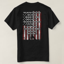 Camiseta de los militares de los E.E.U.U.
