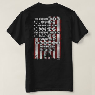 Camiseta de los militares de los E.E.U.U.