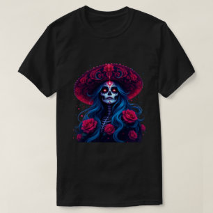 Camiseta De Los Muertos La Catrina Día del Azúcar Muerto