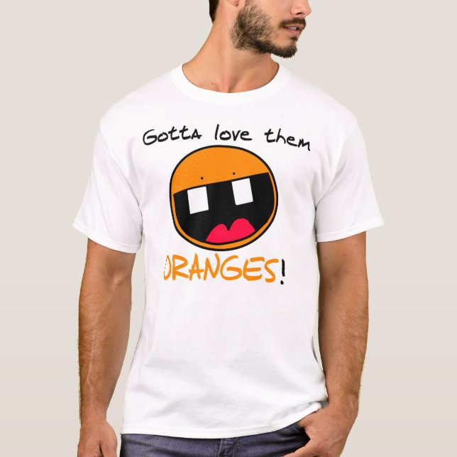 Camiseta de los naranjas (Anverso)