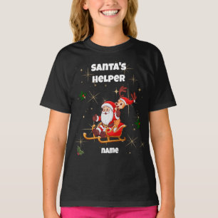 Camiseta de los Navidades auxiliar de Santa