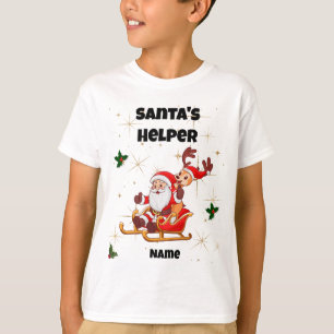 Camiseta de los Navidades auxiliar de Santa