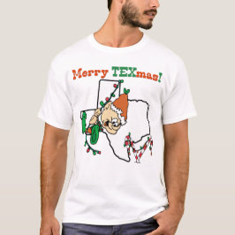 Camiseta de los Navidades de Feliz Texmas