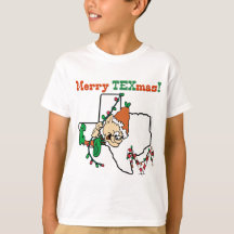 Camiseta de los Navidades de Feliz Texmas