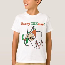 Camiseta de los Navidades de Feliz Texmas