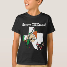 Camiseta de los Navidades de Feliz Texmas