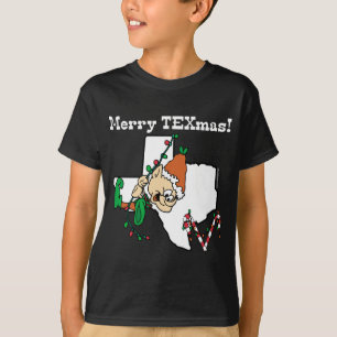 Camiseta de los Navidades de Feliz Texmas