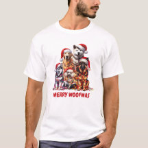 Camiseta de los Navidades de Perro de Woofmas