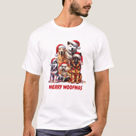Camiseta de los Navidades de Perro de Woofmas