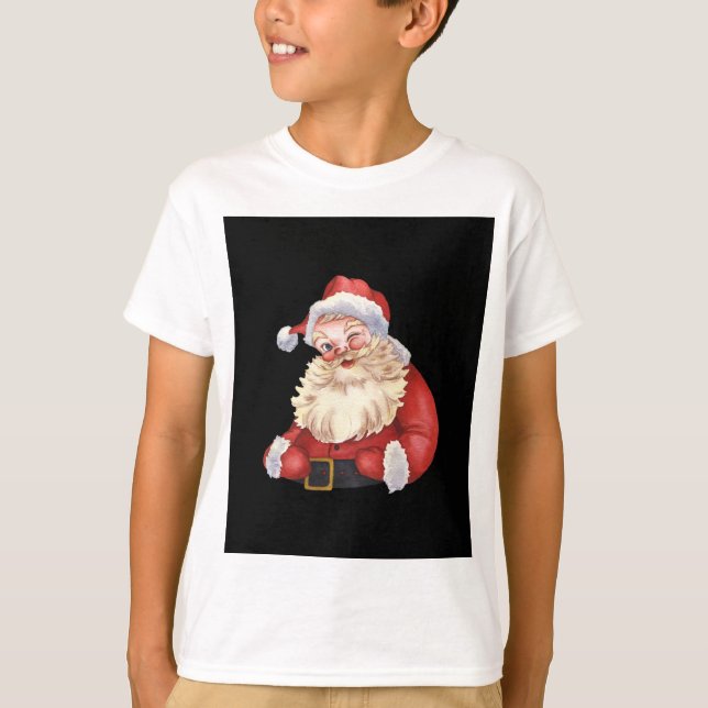 Camiseta de los Navidades de Santa Claus" (Anverso)