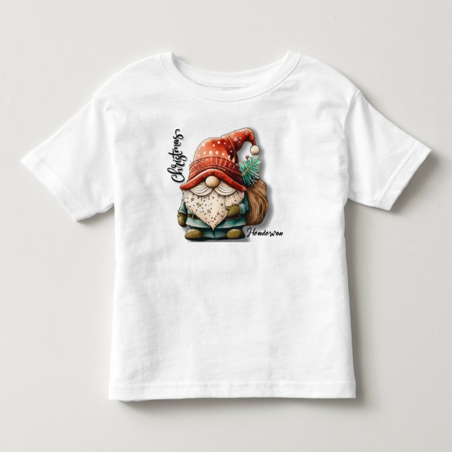 Camiseta de los Navidades Gnome (Anverso)