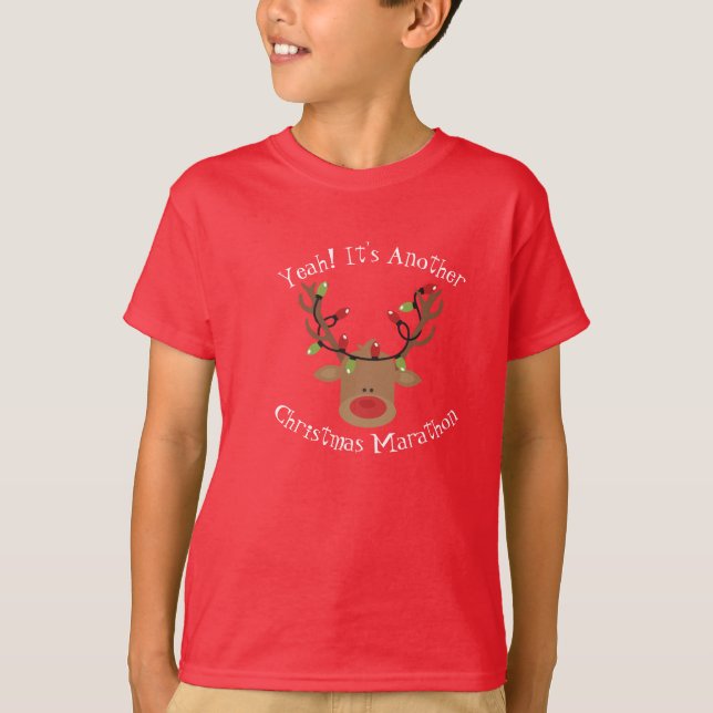 Camiseta de los Navidades Kids Rudolph (Anverso)