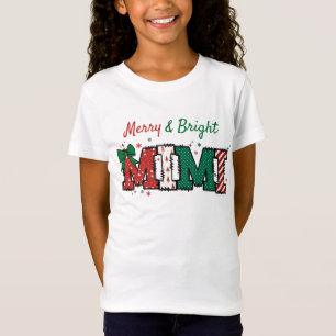 Camiseta de los Navidades Merry and Bright Mimi