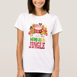 Camiseta de los Navidades Mingle y Jingle