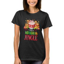 Camiseta de los Navidades Mingle y Jingle