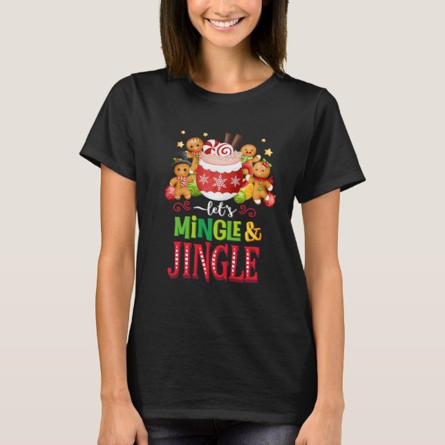 Camiseta de los Navidades Mingle y Jingle (Anverso)