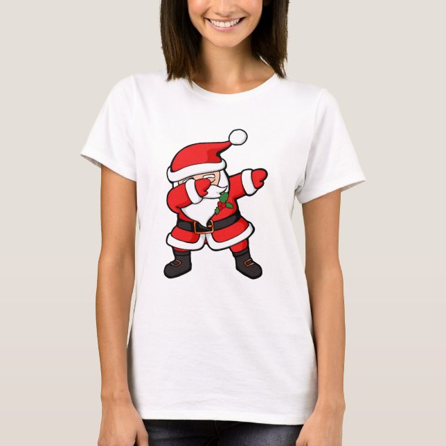 Camiseta de los Navidades Santa (Anverso)