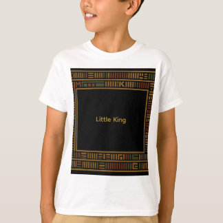 Camiseta de los niños africanos del Gold Kente
