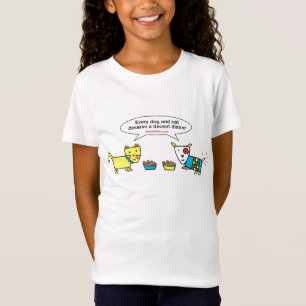 Camiseta de los niños de "cada perro y del gato"