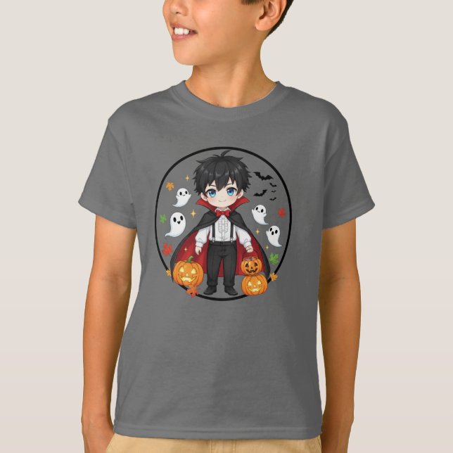 Camiseta de los niños de Halloween (Anverso)