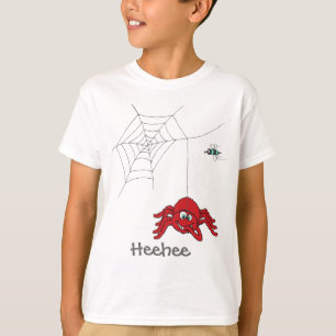 Camiseta de los niños de la araña roja y de la