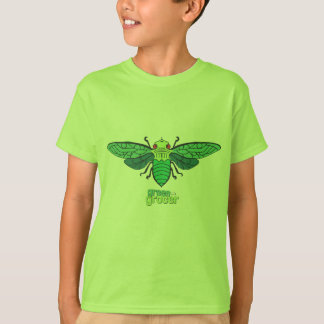 Camiseta de los niños de la cigarra del verdulero