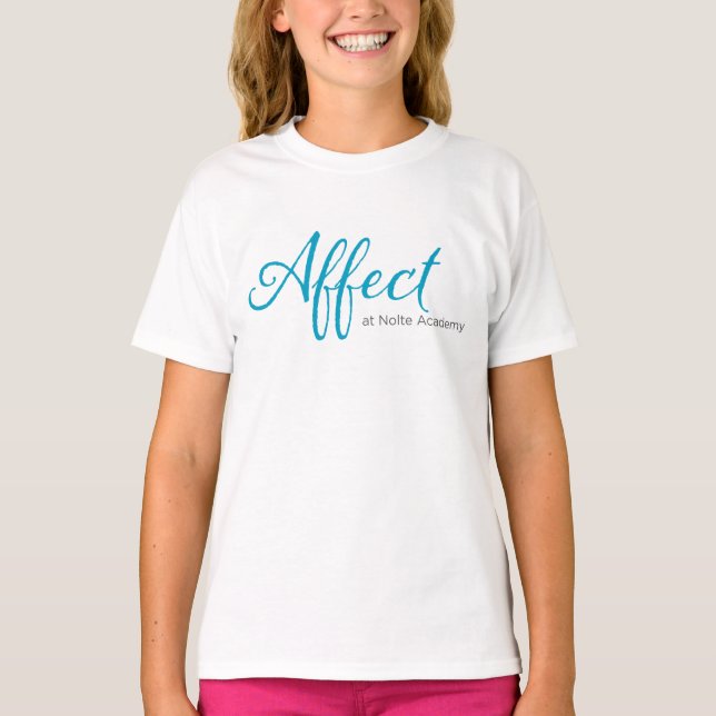 Camiseta de los niños de la influencia (Anverso)