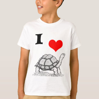 Camiseta de los niños de la tortuga