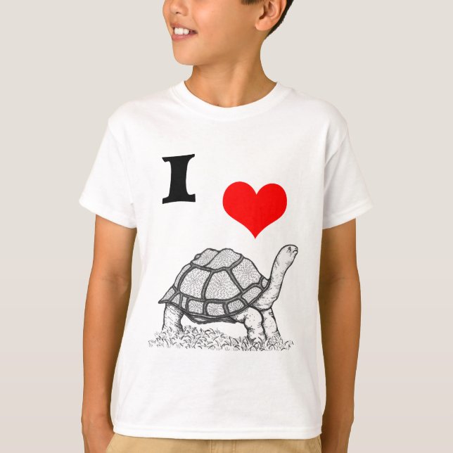 Camiseta de los niños de la tortuga (Anverso)